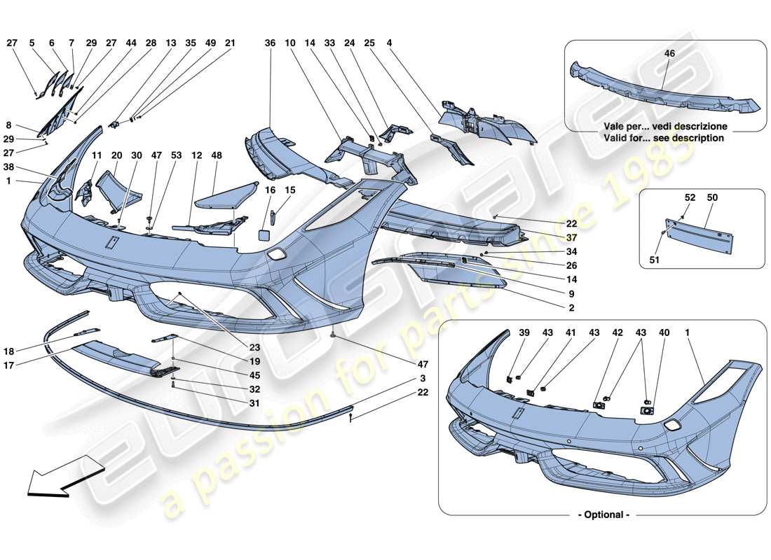 part diagram containing part number 85955400