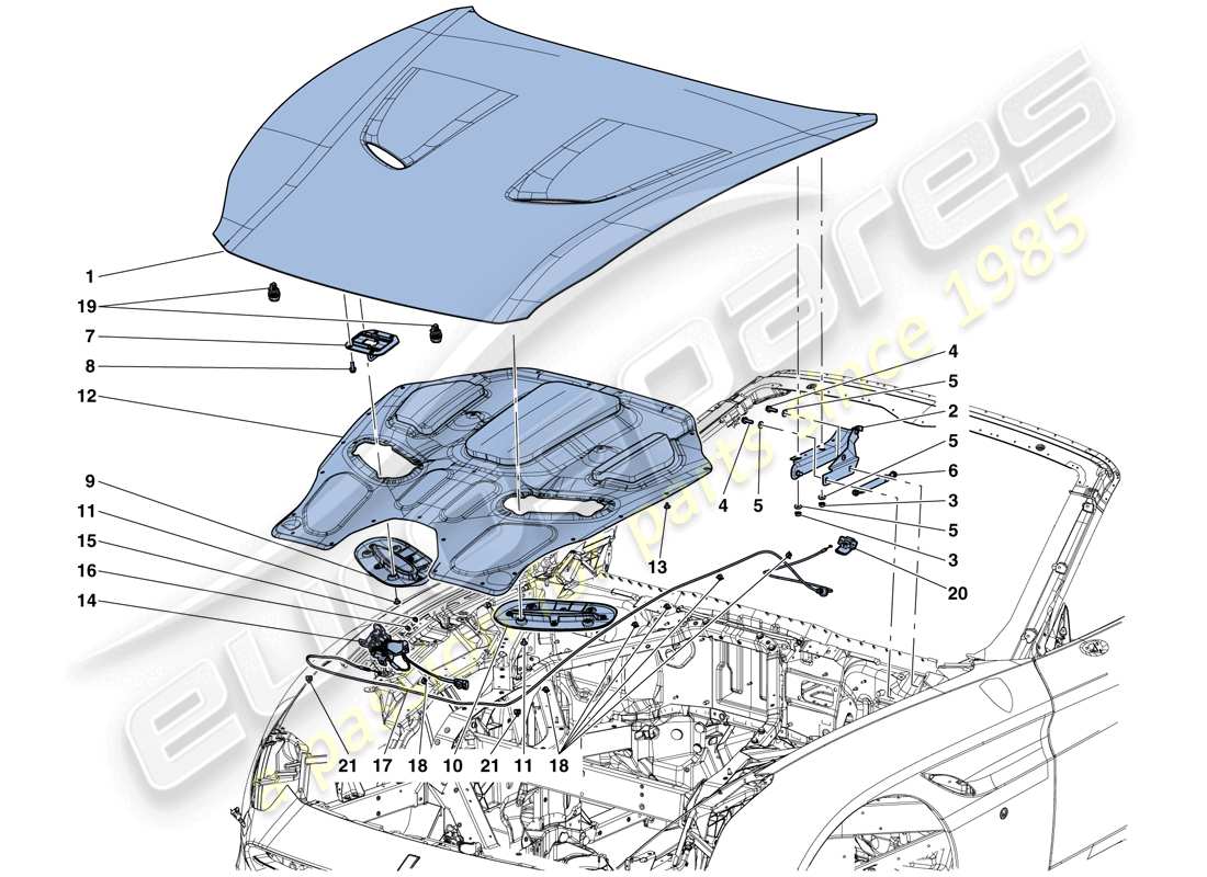 part diagram containing part number 85312411