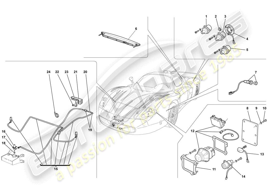 part diagram containing part number 145855