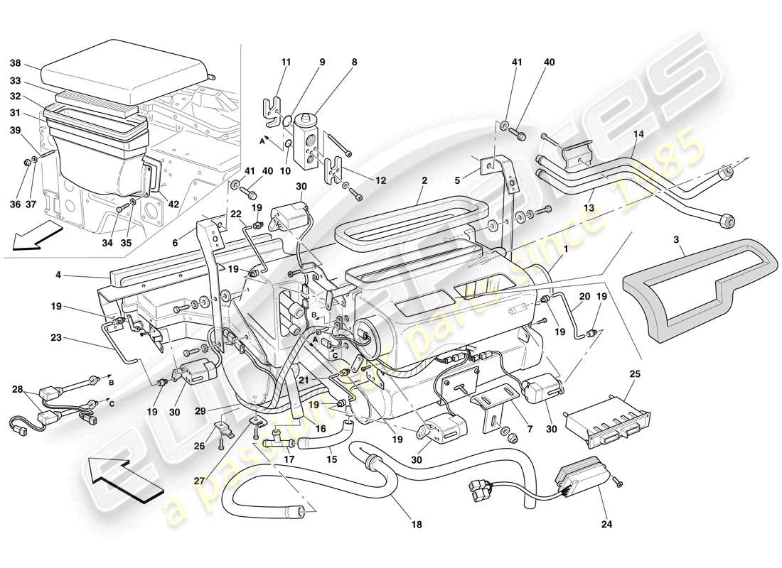 part diagram containing part number 65384300