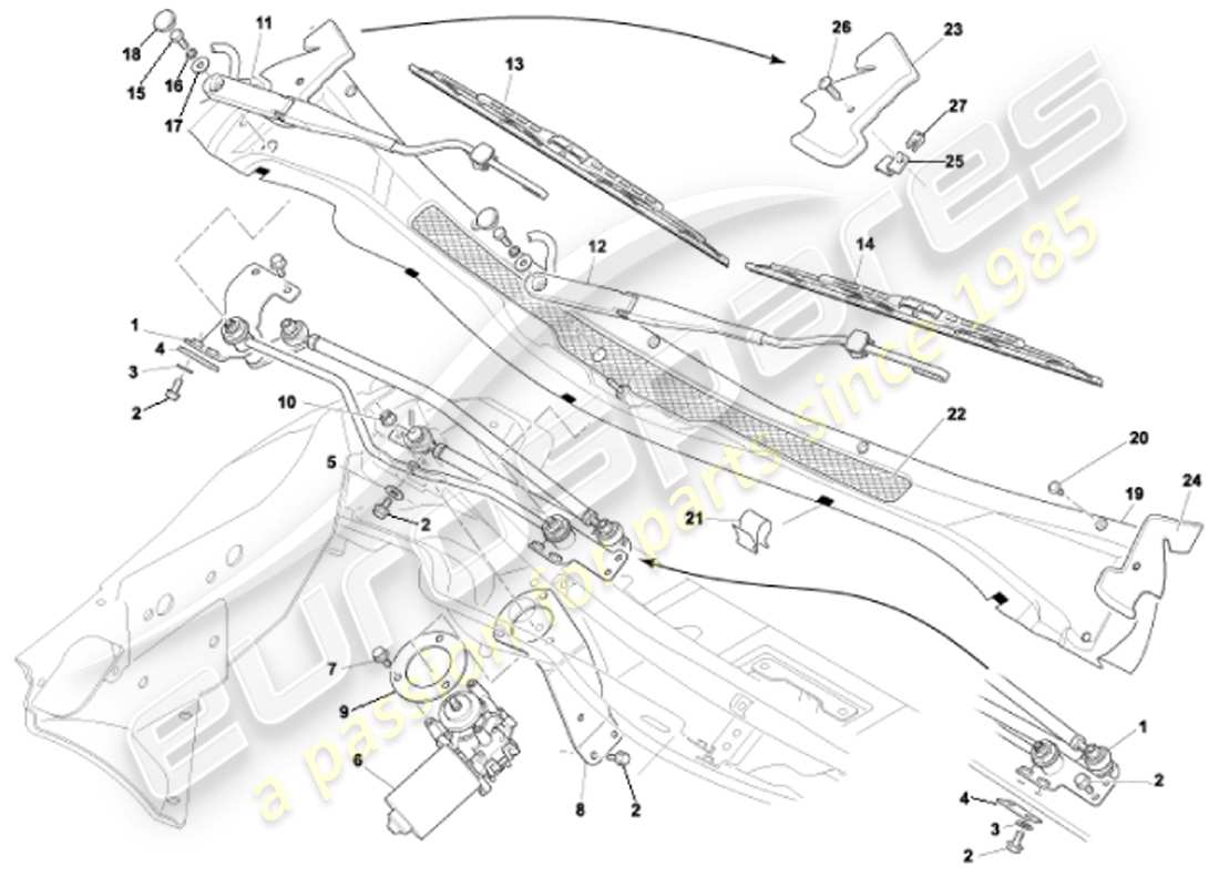 part diagram containing part number 700607