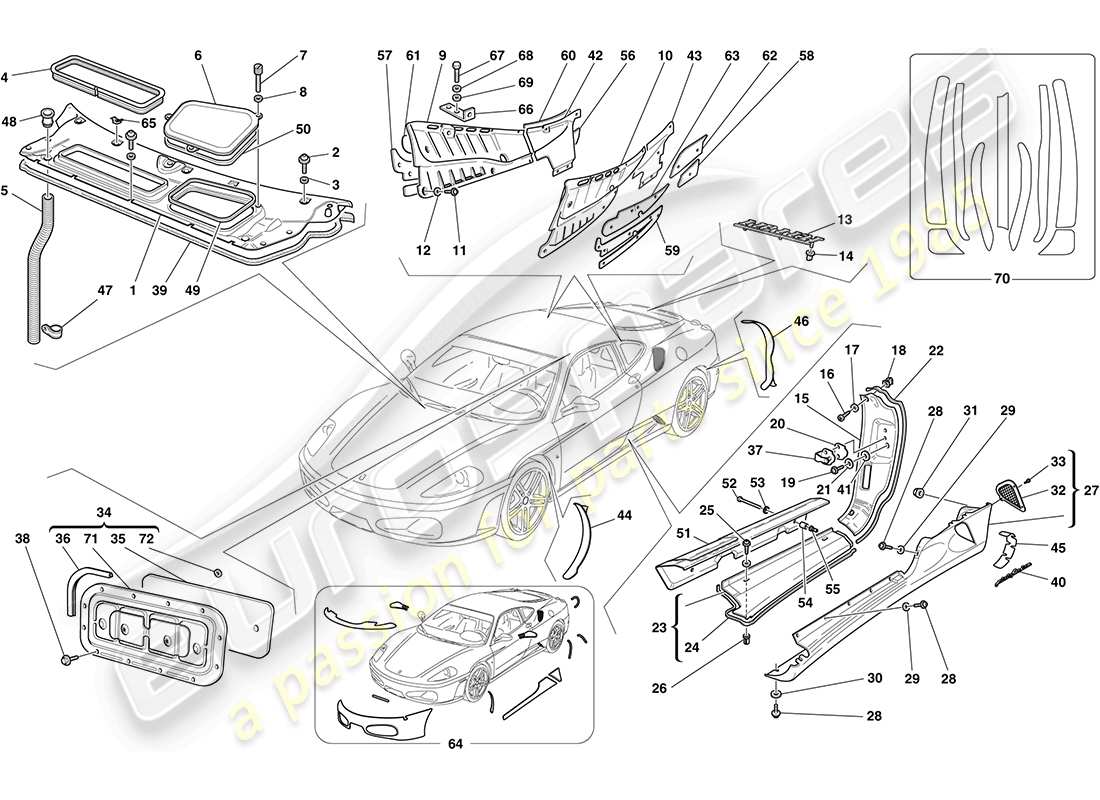 part diagram containing part number 68445400