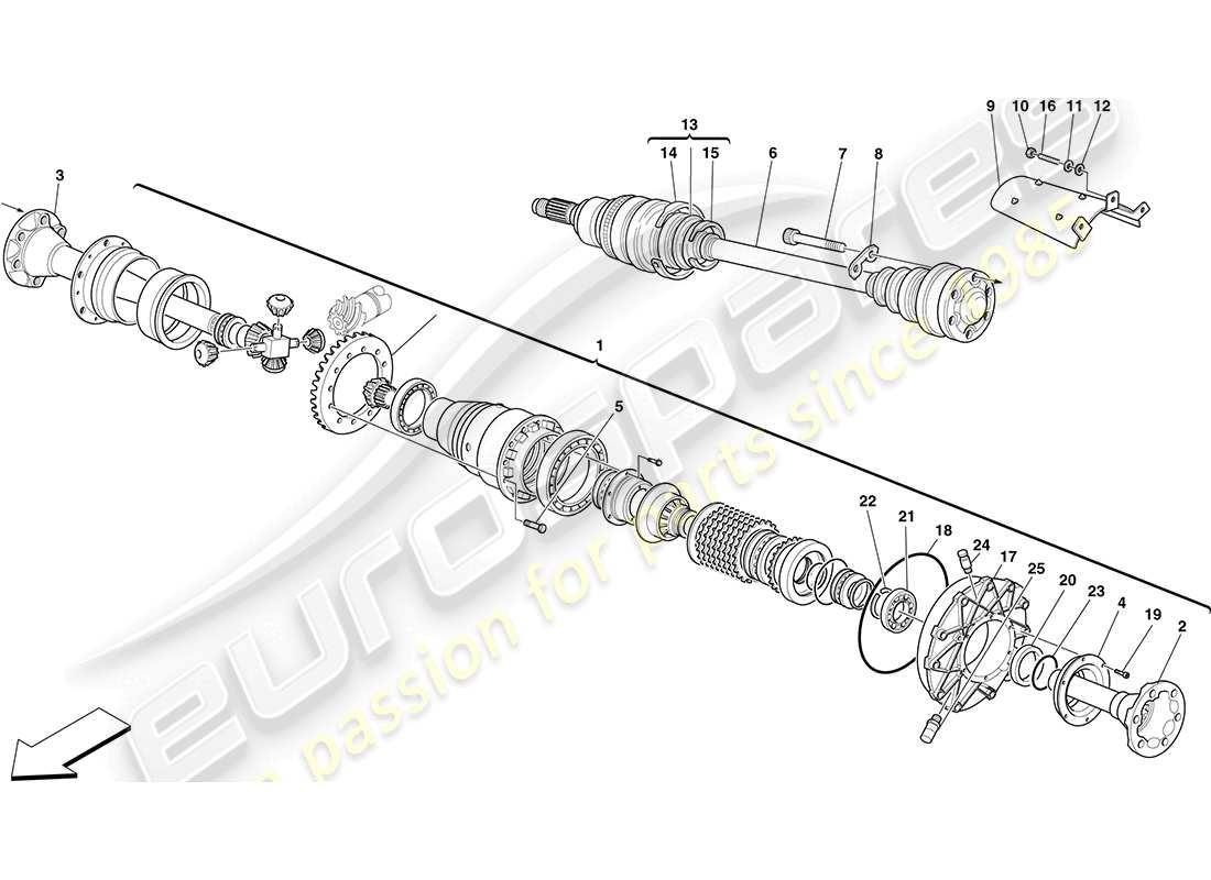 part diagram containing part number 208327