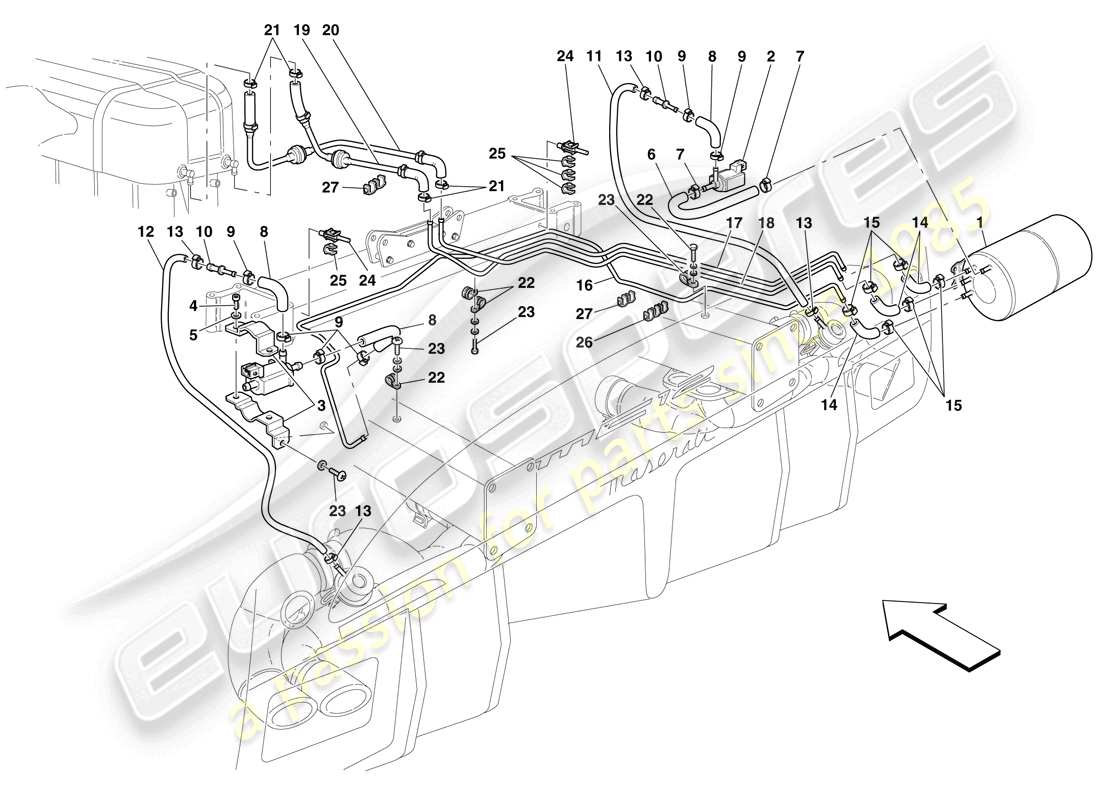 part diagram containing part number 14305287