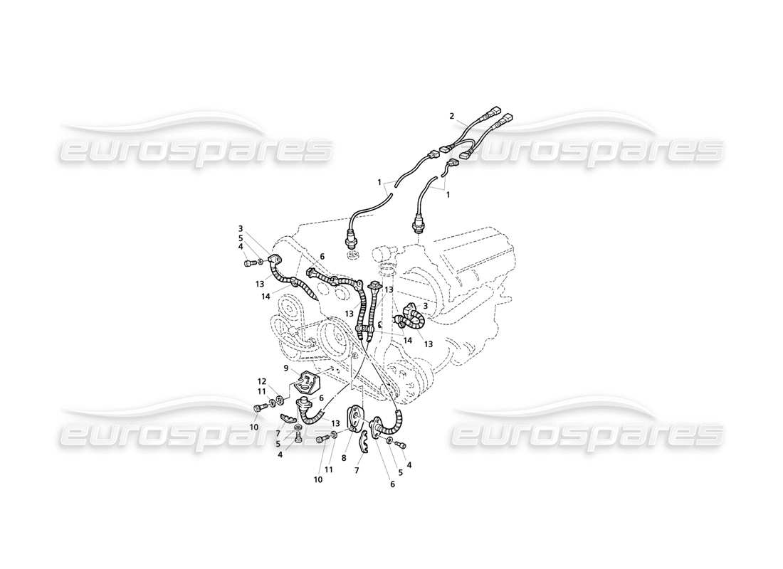 maserati qtp v8 evoluzione ignition system: sensors part diagram