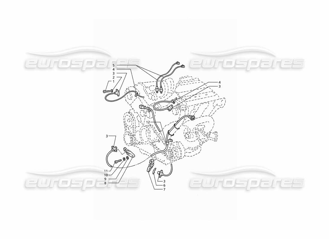 maserati ghibli 2.8 (abs) ignition system timing: sensors part diagram