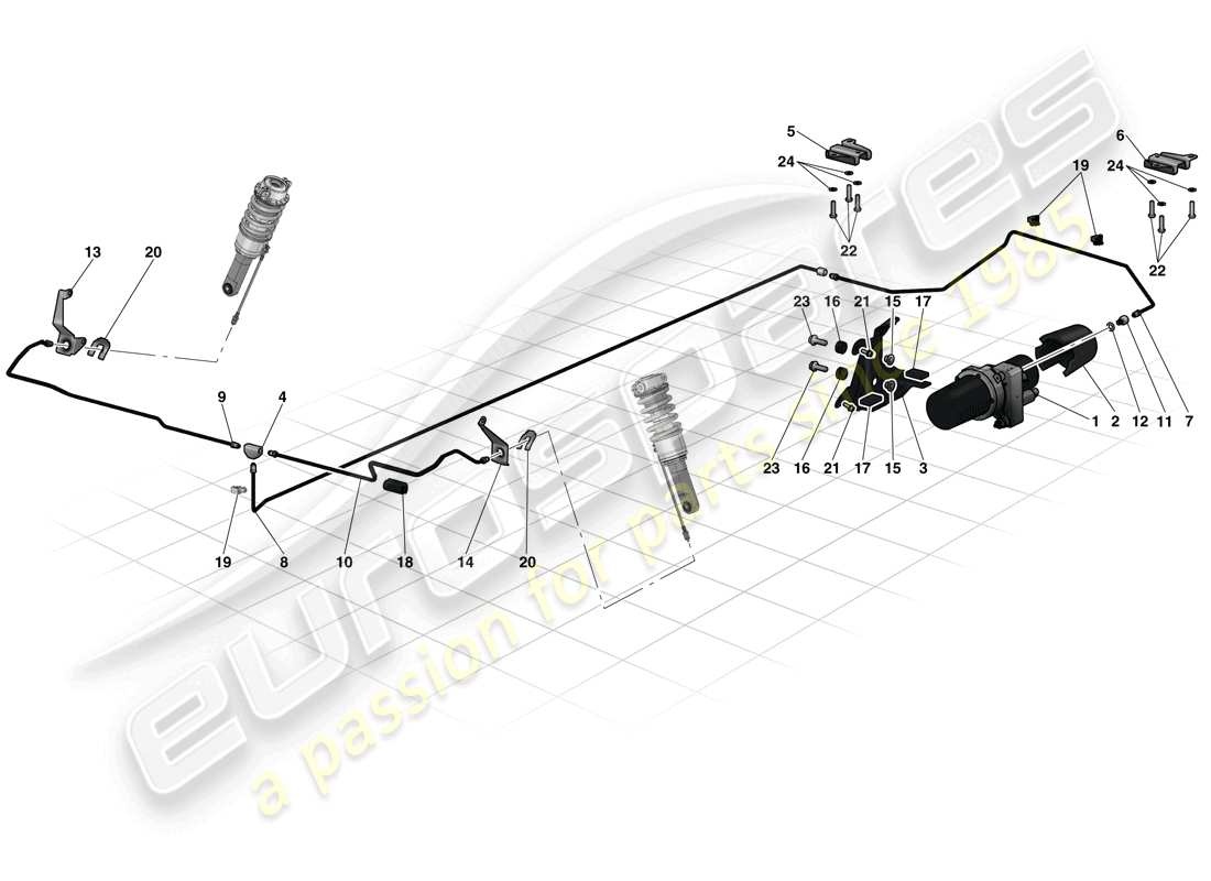 ferrari laferrari (europe) lifting the vehicle part diagram