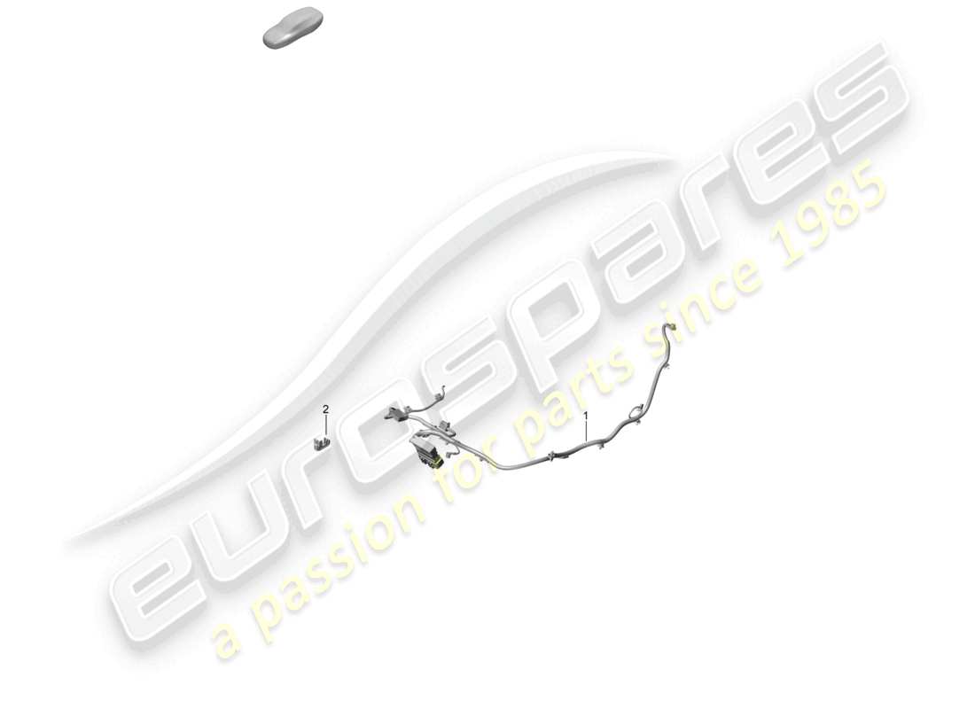 porsche 992 gt3/rs/st (2021 - 9j1) electrics bucket seat part diagram