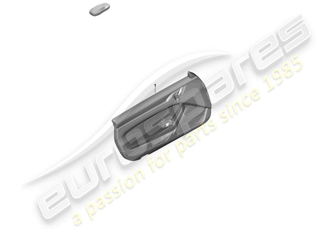 porsche 992 gt3/rs/st (2021 - 9j1) door panel for vehicles with leather trim armrest (leather) part diagram