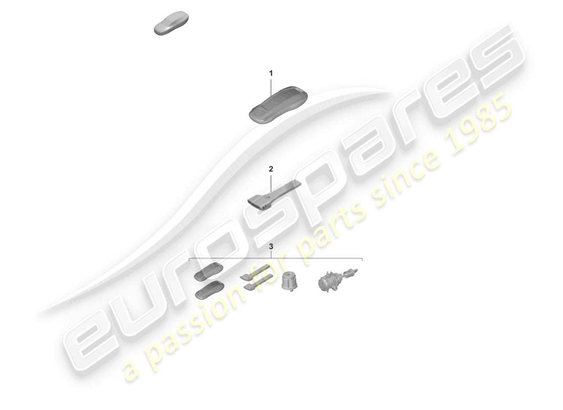 a part diagram from the porsche 992 gt3/rs/st parts catalogue