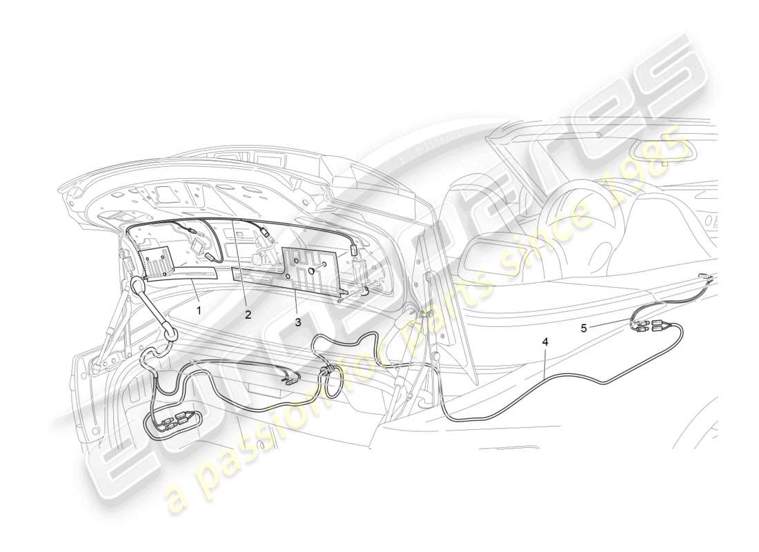 maserati grancabrio mc (2013) reception and connection system part diagram