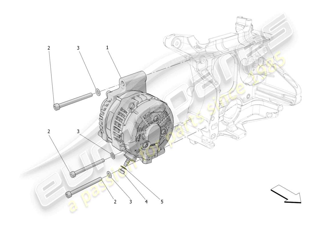 maserati grecale trofeo (2023) energy generation and accumulation part diagram