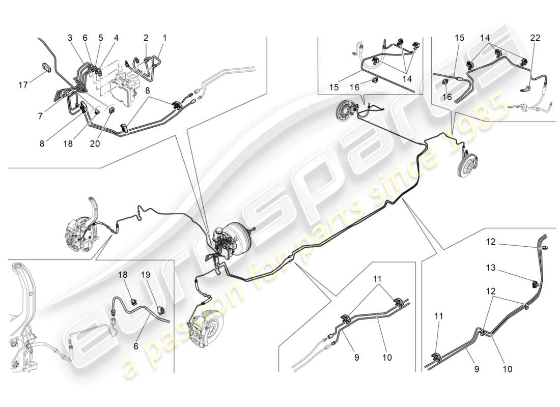 maserati ghibli fragment (2022) lines part diagram