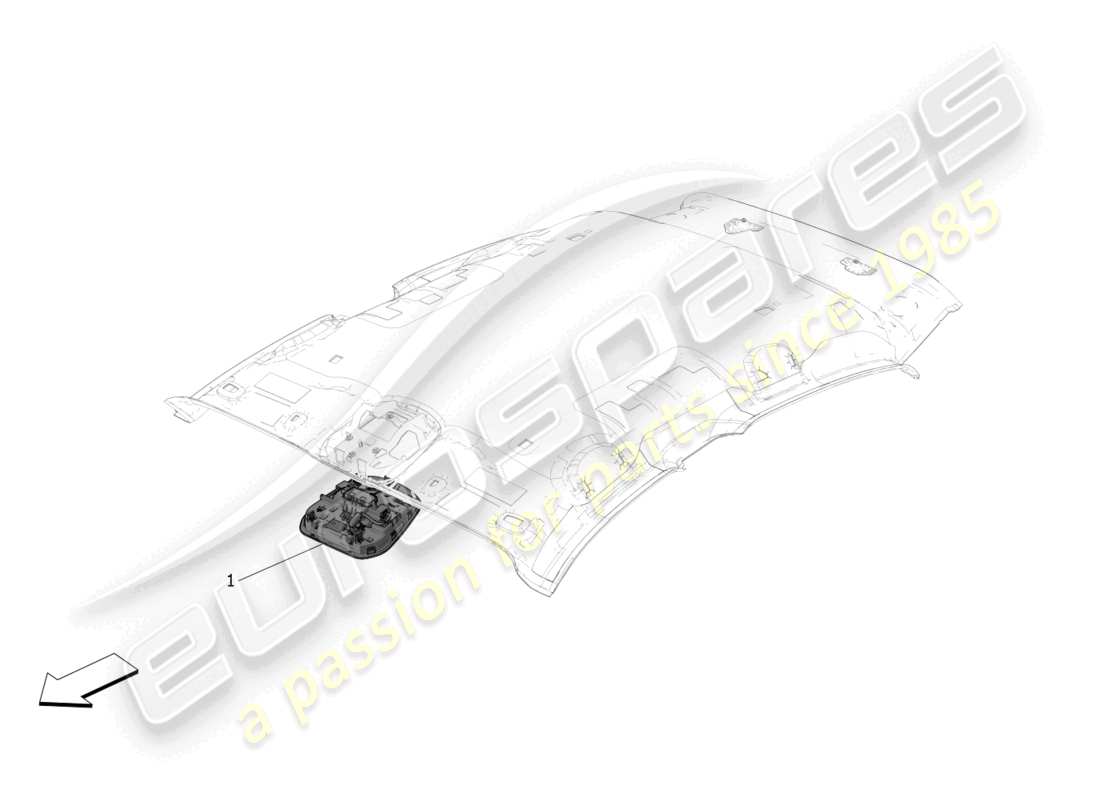 maserati grecale trofeo (2023) internal vehicle devices part diagram