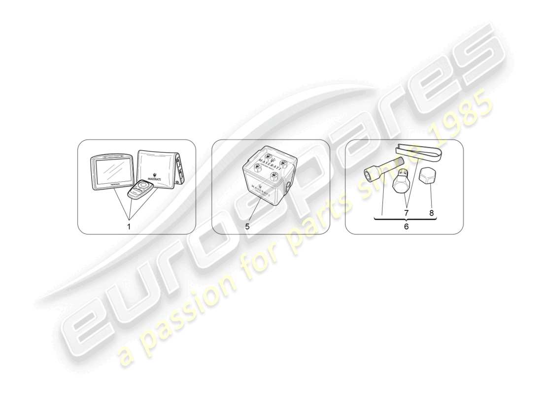 maserati granturismo mc stradale (2013) after market accessories part diagram