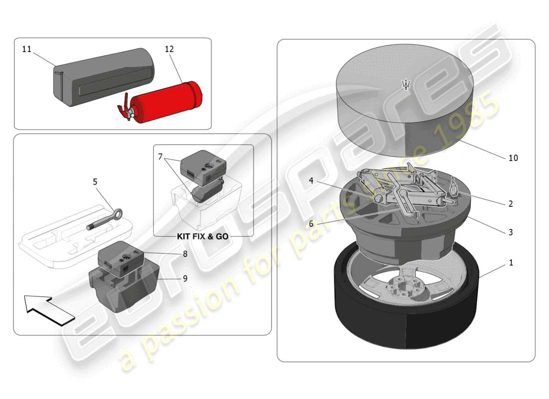 part diagram containing part number 675001691