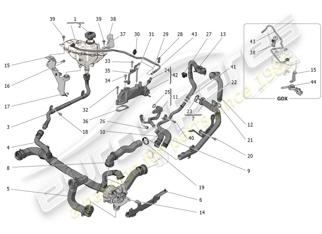 part diagram containing part number 675001014