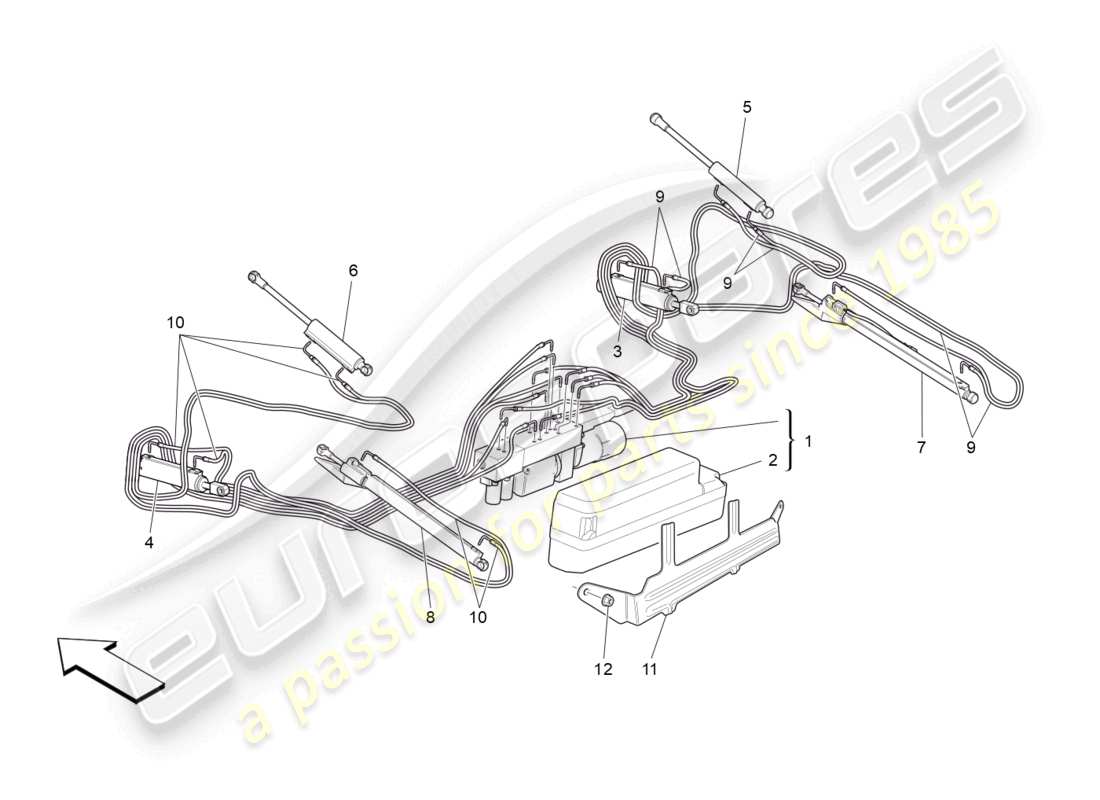 part diagram containing part number 84235400