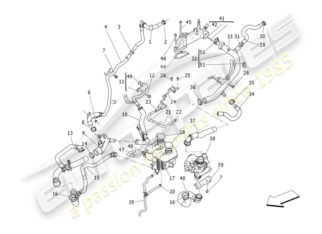 part diagram containing part number 675001119