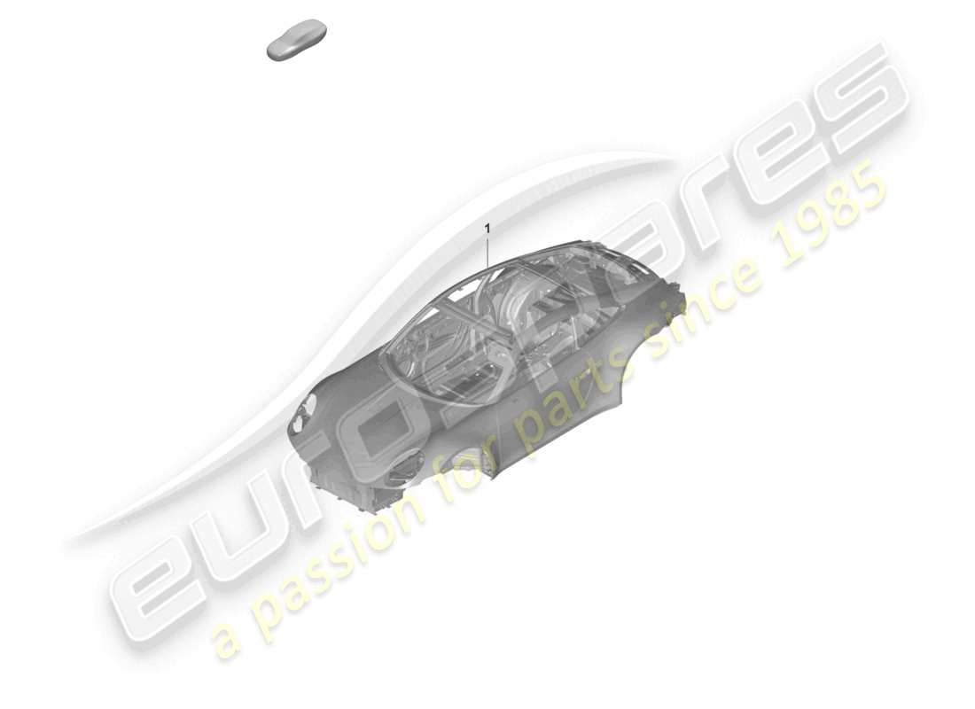 porsche 992 gt3/rs/st (2021 - 9j1) car body part diagram