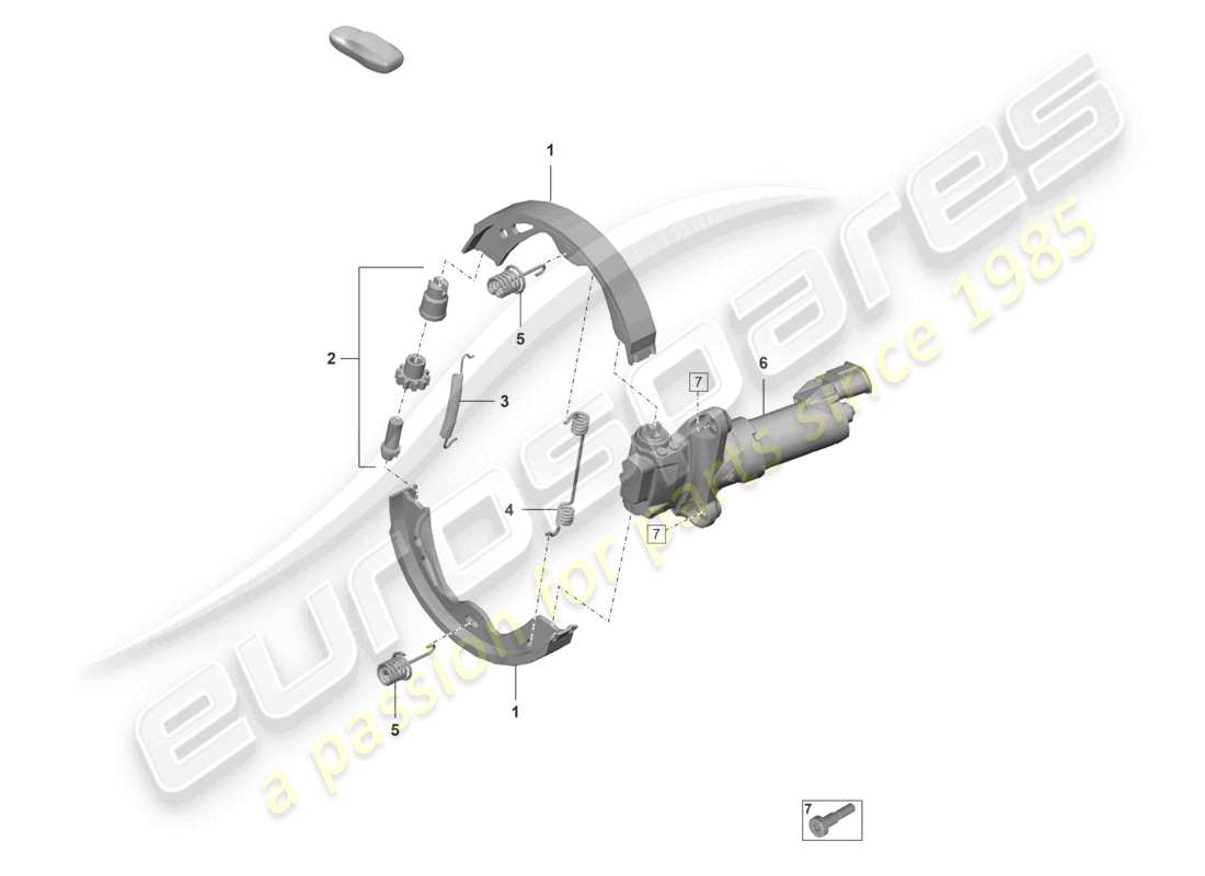 porsche 992 gt3/rs/st (2021 - 9j1) parking brake d >>- 28.11.2021 part diagram