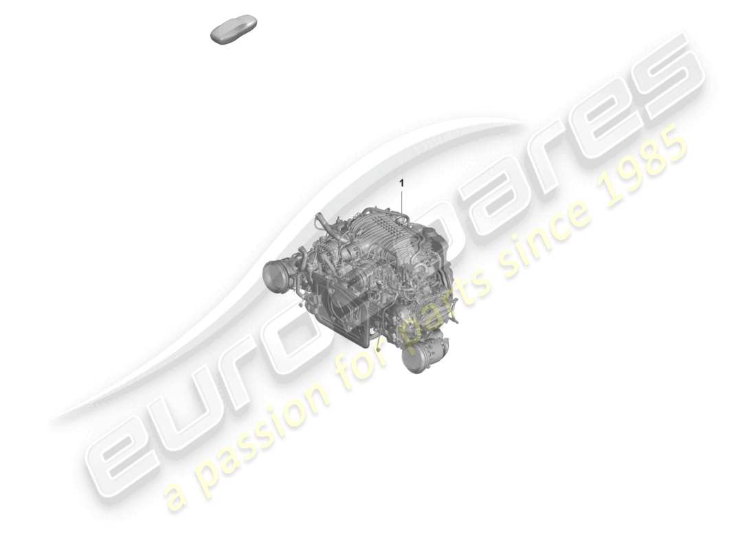 porsche 992 gt3/rs/st (2021 - 9j1) replacement engine but without: petrol particulate filter part diagram