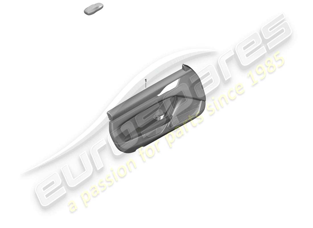 porsche 992 gt3/rs/st (2021 - 9j1) door panel for models with leatherette trim armrest (dinamica) st part diagram