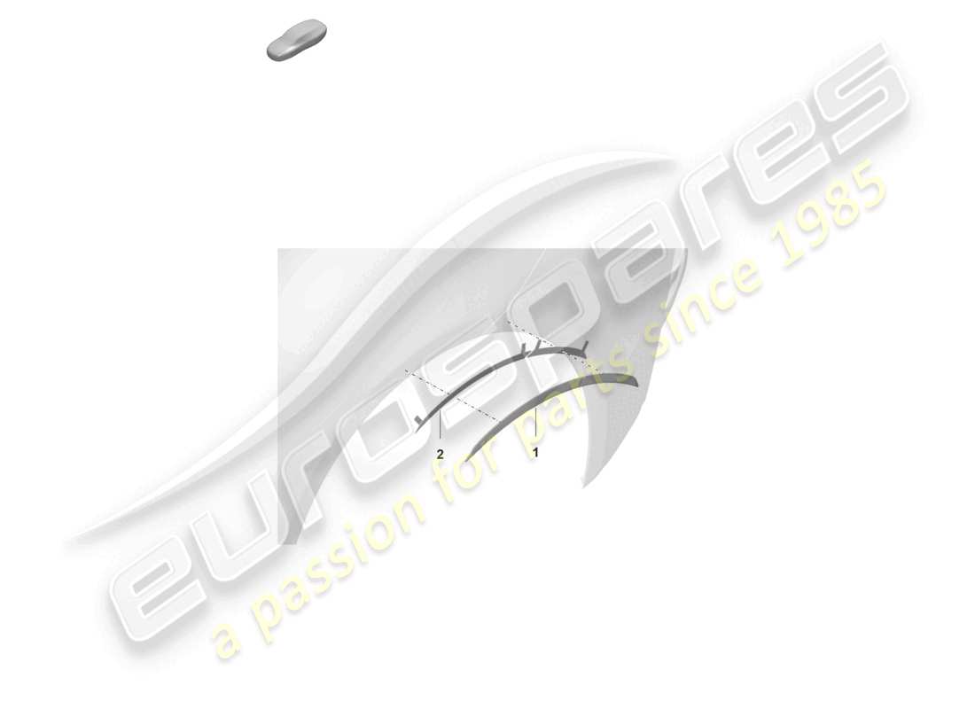 porsche 992 gt3/rs/st (2021 - 9j1) wheel arch cover part diagram