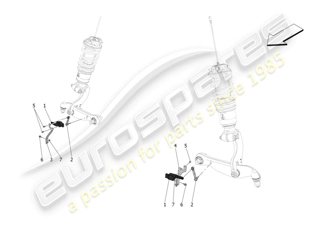 maserati mc20 cielo (2023) lighting system control part diagram