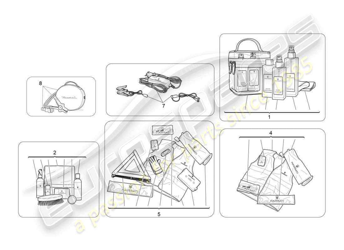 maserati granturismo mc stradale (2011) after market accessories part diagram