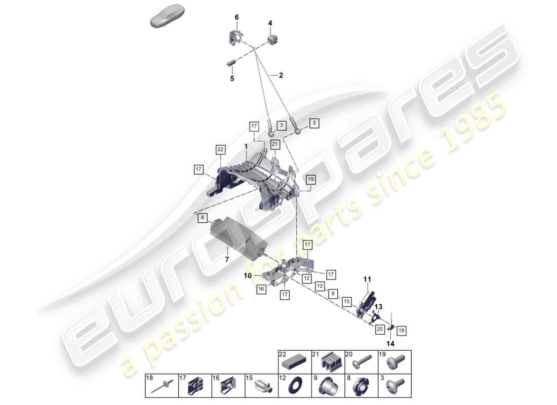 porsche 992 gt3/rs/st (2021 - 9j1) air guide front wheel housing liner part diagram