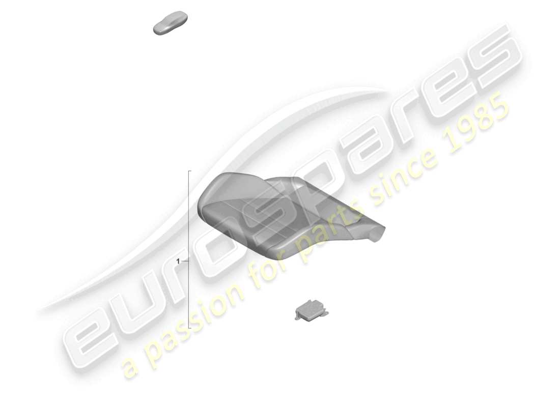 porsche 992 gt3/rs/st (2021 - 9j1) repair set for seat occupied sensor (passenger side) only for: usa canada part diagram