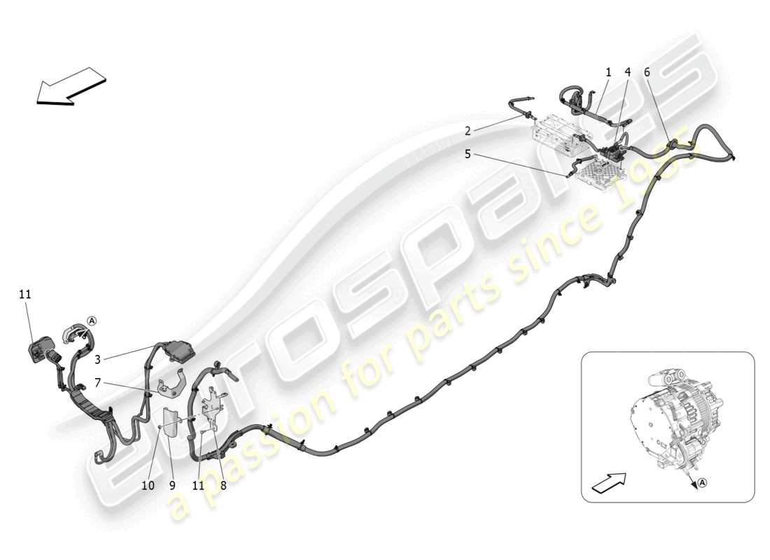 maserati grecale gt (2023) main wiring part diagram