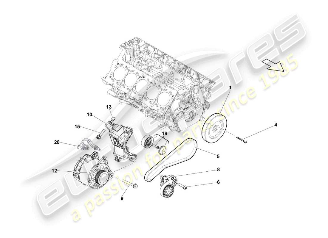 lamborghini lp550-2 coupe (2012) alternator part diagram