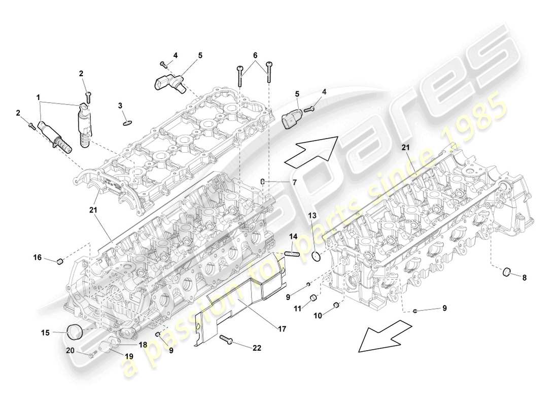 lamborghini lp560-4 coupe (2013) impulse sender part diagram