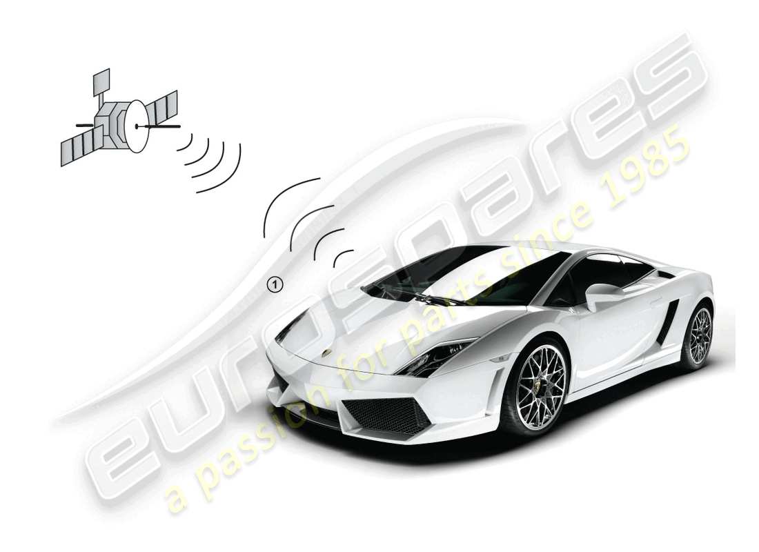 lamborghini blancpain sts (accessories) vehicle positioning system part diagram