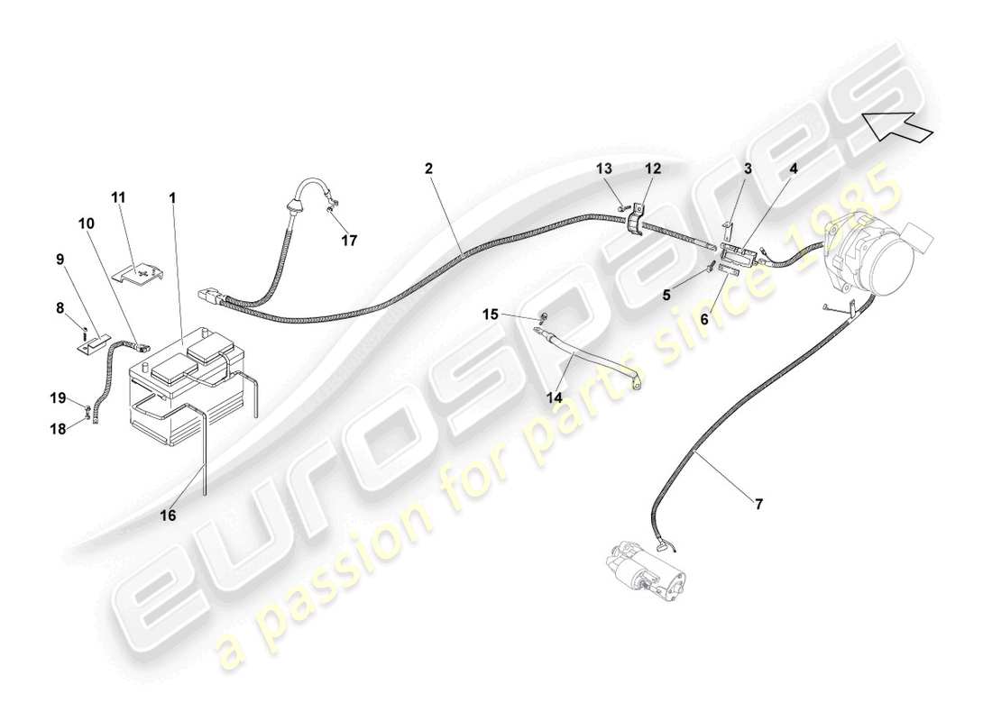 lamborghini lp570-4 sl (2012) battery part diagram