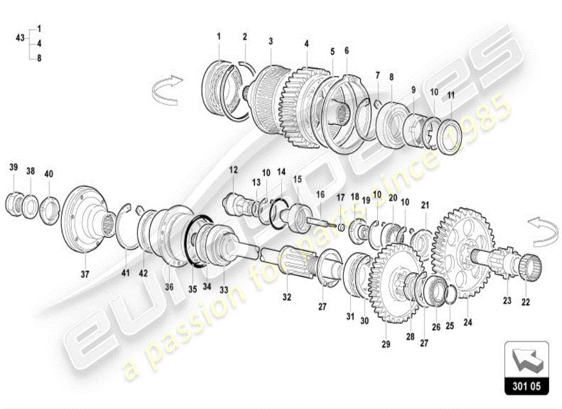 lamborghini diablo vt (1995) viscous joint part diagram