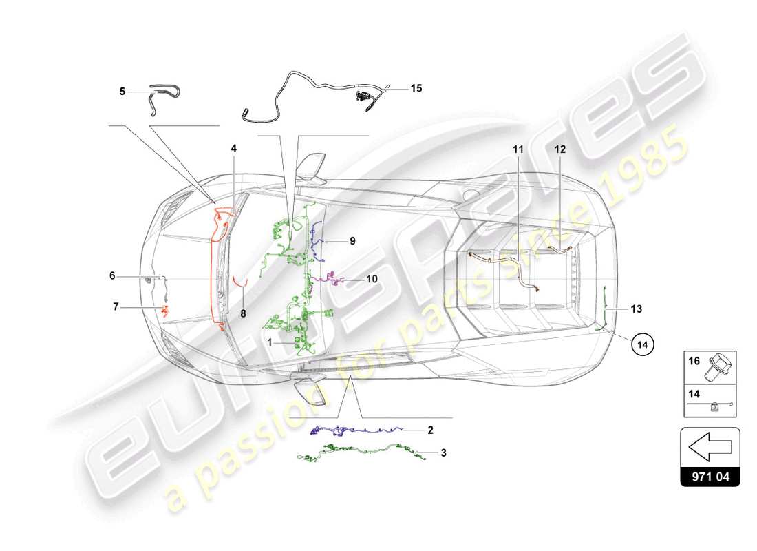 lamborghini evo spyder 2wd (2021) wiring part diagram