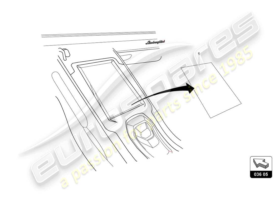 lamborghini huracan sto (accessories) impact protection part diagram