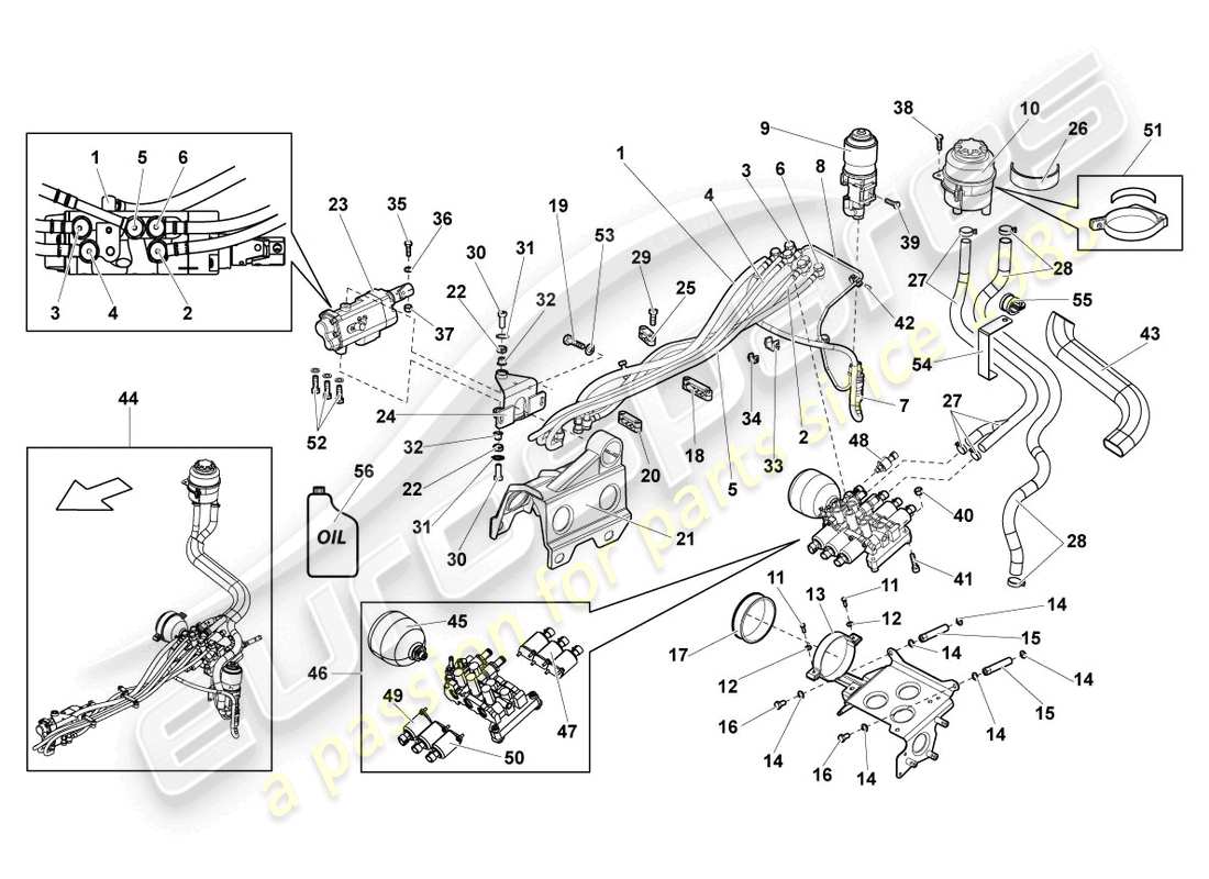 lamborghini reventon gear selector part diagram