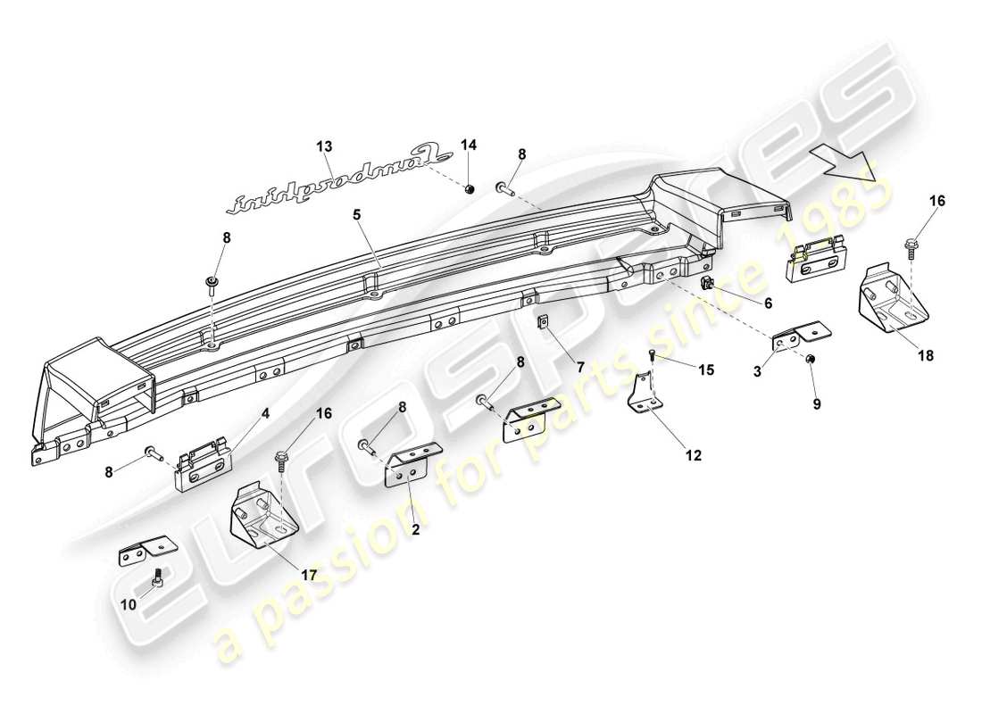 lamborghini lp570-4 sl (2012) trim part diagram