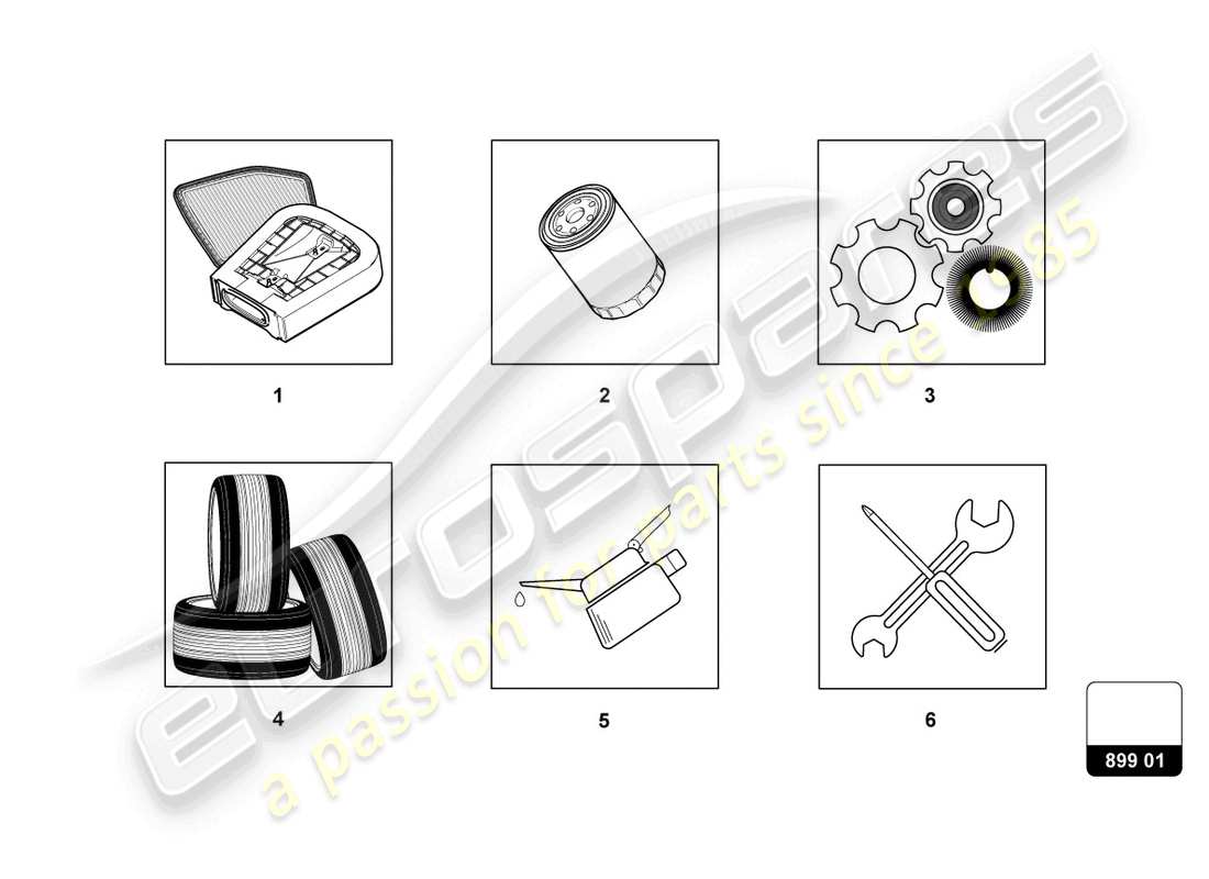 lamborghini evo coupe (2021) service parts part diagram