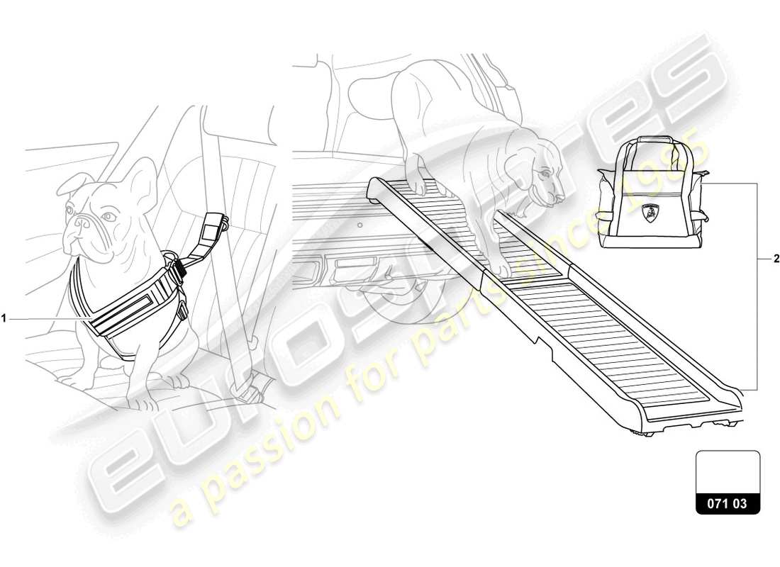 lamborghini urus performante (accessories) seat belts in passenger compartment part diagram