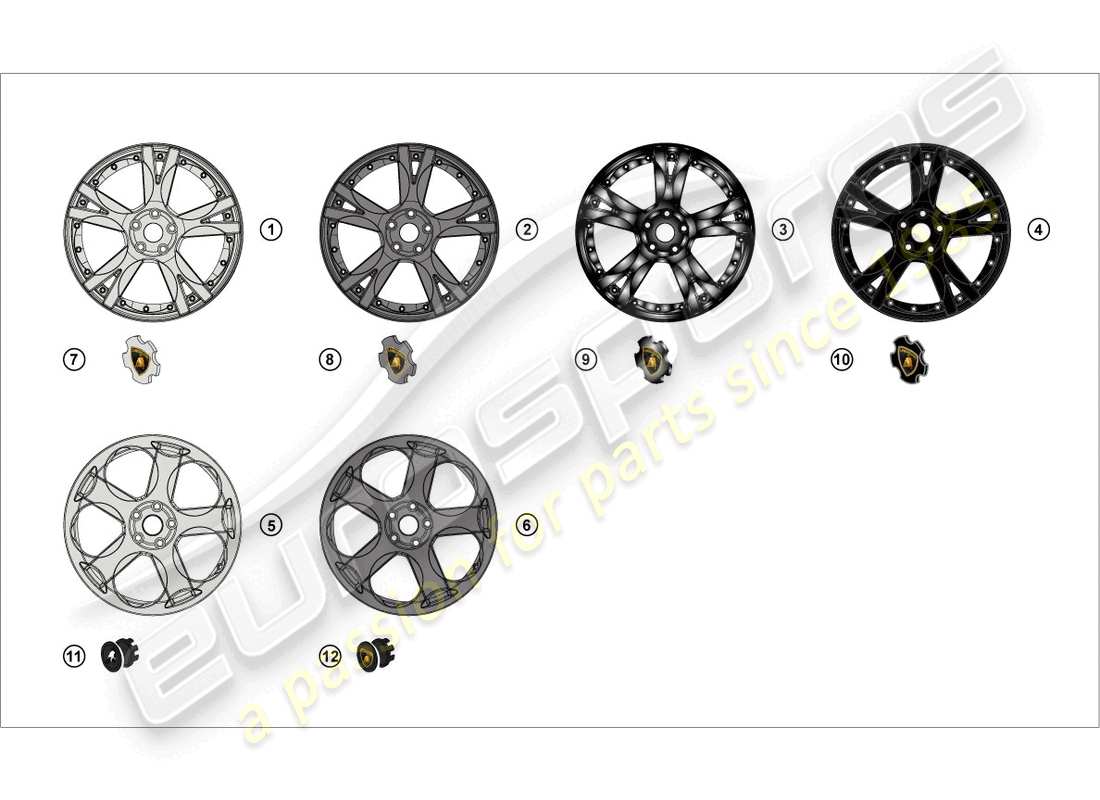 lamborghini gallardo spyder (accessories) retrofit kit part diagram