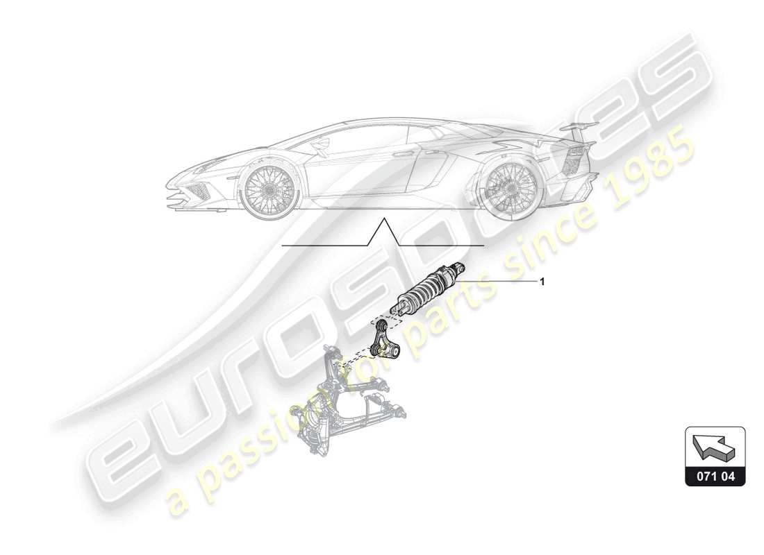 lamborghini aventador ultimae roadster (accessories) lifting device part diagram