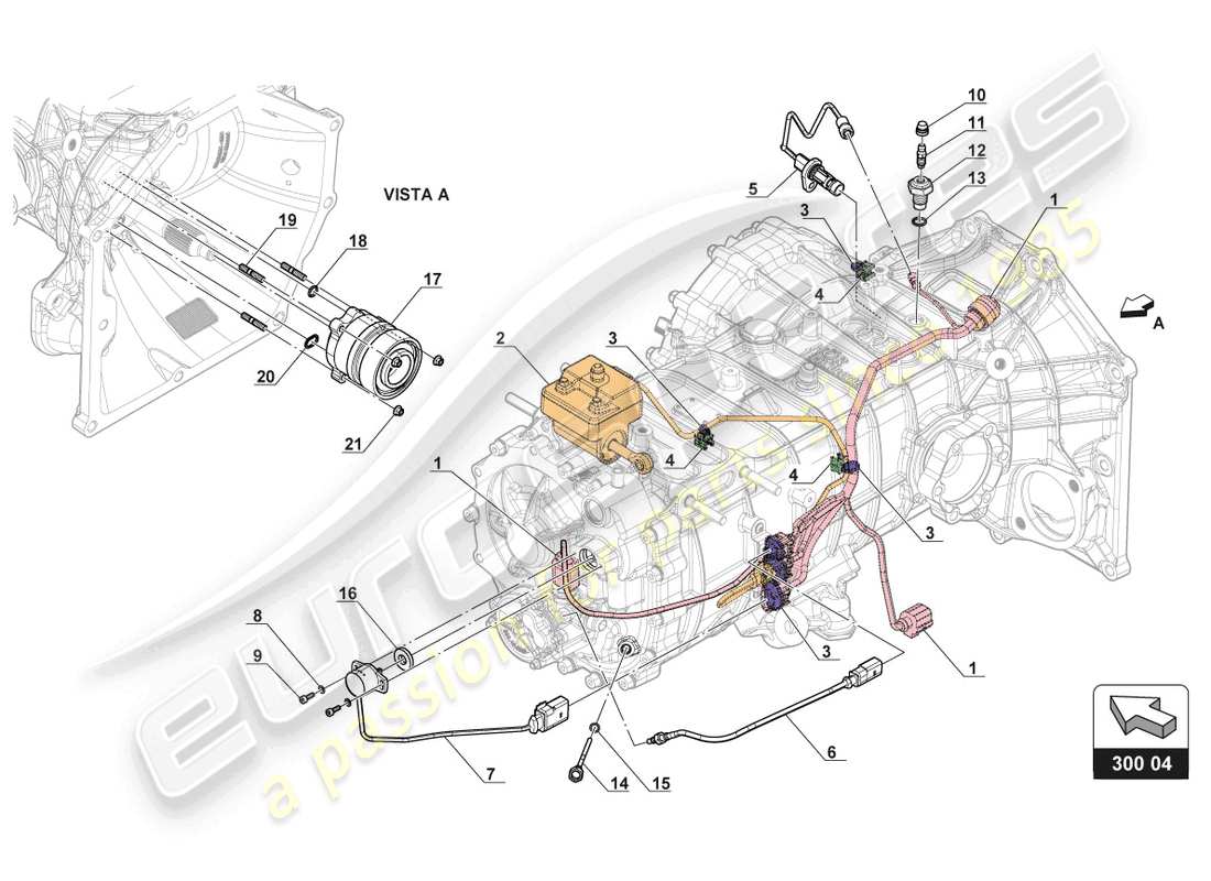 lamborghini gt3 evo (2018) gearbox wiring part diagram