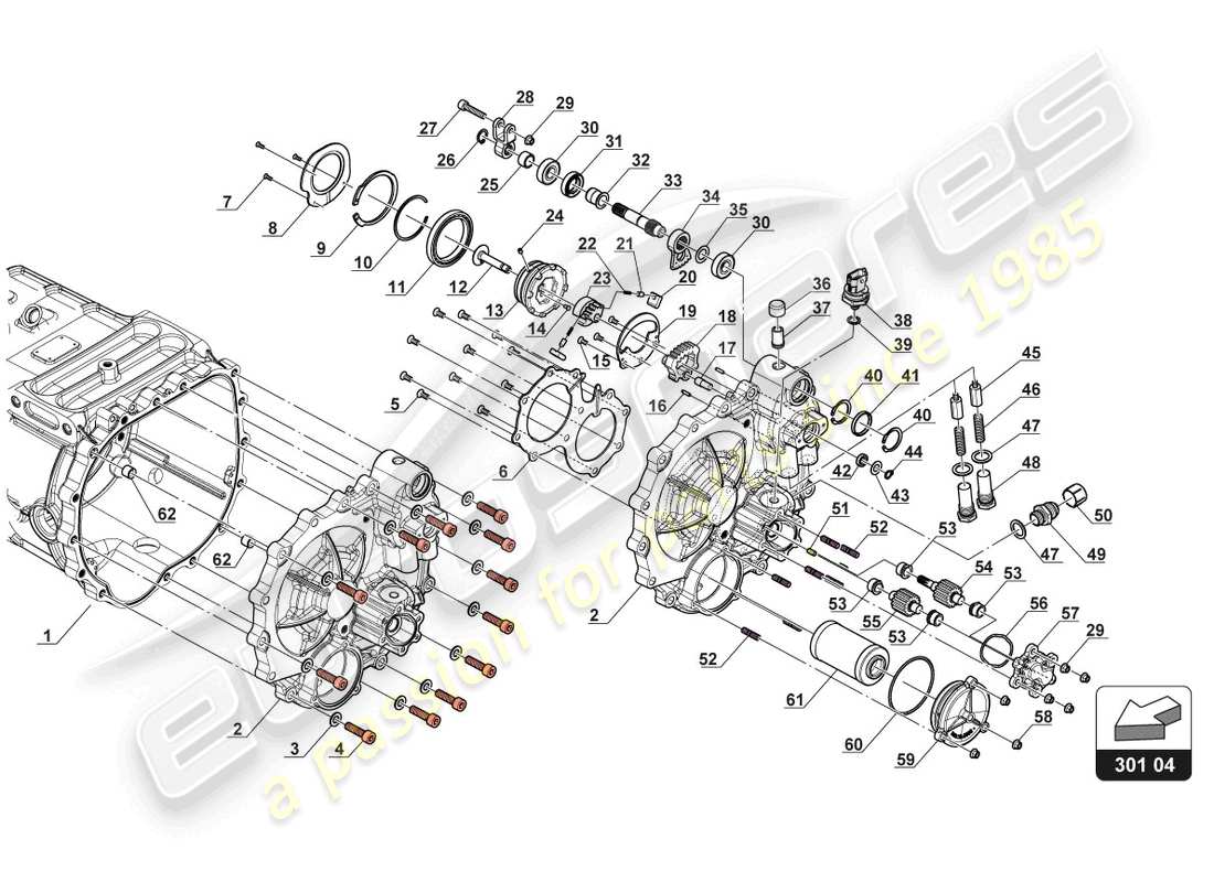 lamborghini gt3 evo (2018) end plate part diagram