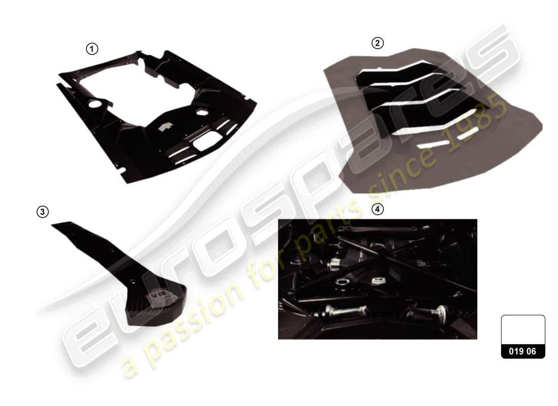 lamborghini aventador ultimae roadster (accessories) covers part diagram