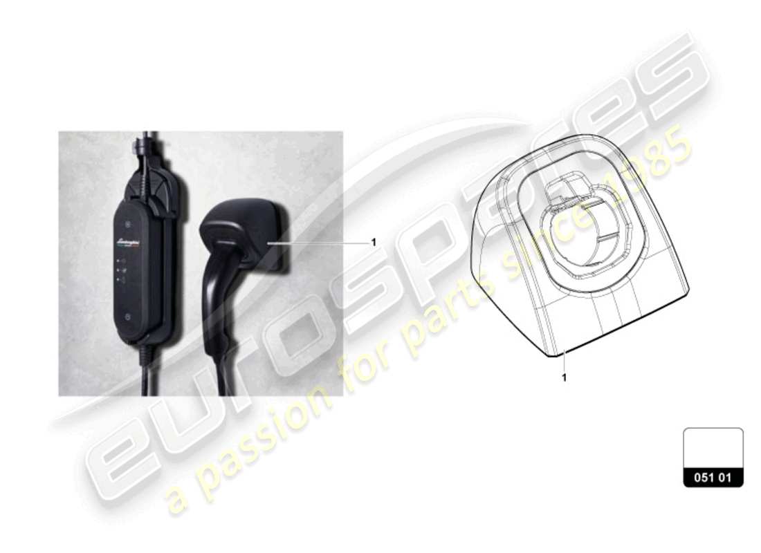 lamborghini revuelto coupe (accessories) charging socket part diagram